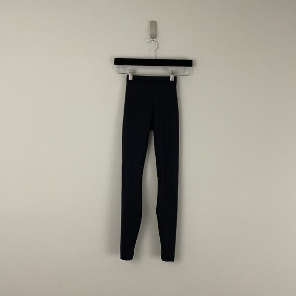 Lululemon Wunder Train High-Rise Tight Black Leggings Size 0 - Picture 1 of 7